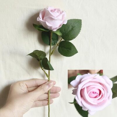 Flanell Rose INS Perle Künstliche Blume