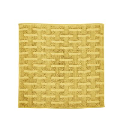 Bath rug DELIA with anti-slip coating gold 70x70cm
