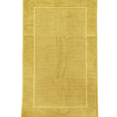 Bath rug DAMIAN with anti-slip coating gold 70x120cm