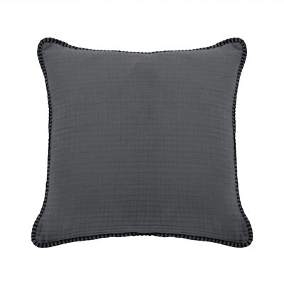 Cushion cover NAYLA Anthracite 45x45cm