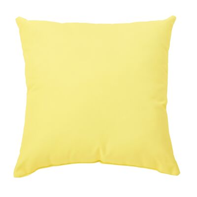 COUSSIN D'EXTÉRIEUR avec entrée 45x45cm citron