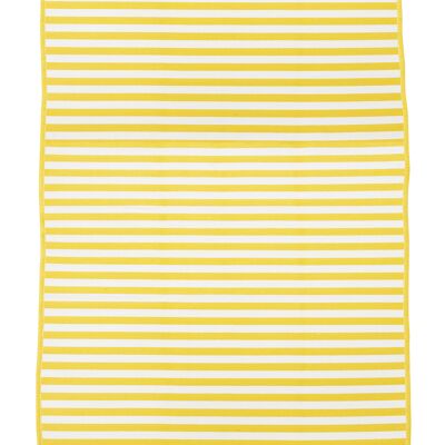 Outside carpet with stripes Lemon 120x180cm