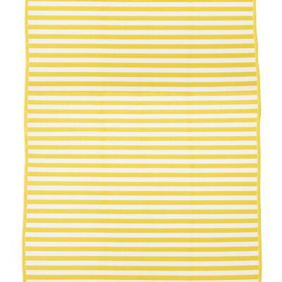 Tapis extérieur à rayures Citron 160x250cm