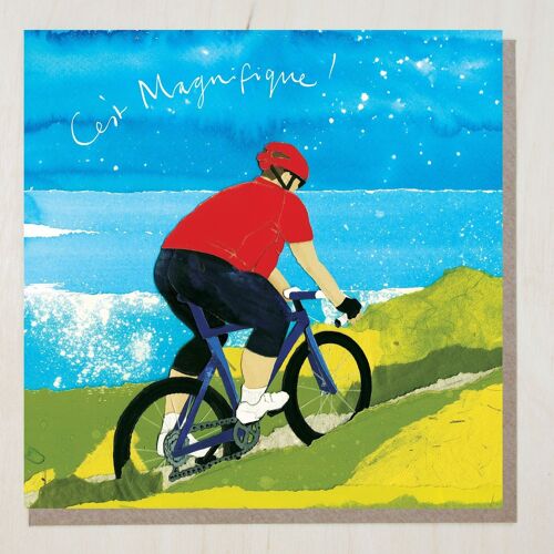 WND256 magnificent cycling card (c'est magnifique)