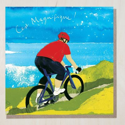 WND256 magnificent cycling card (c'est magnifique)