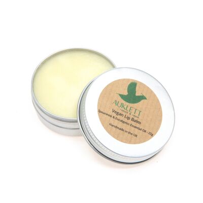 Spearmint and Eucalyptus Lip Balm (Vegan) – 22g