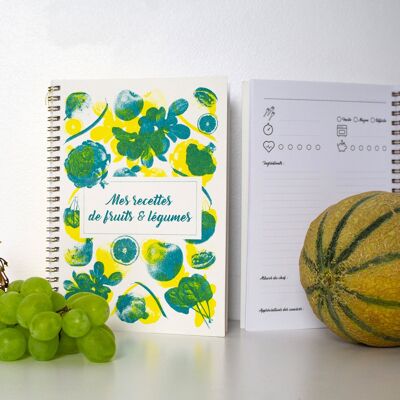 Libro de recetas de frutas y verduras