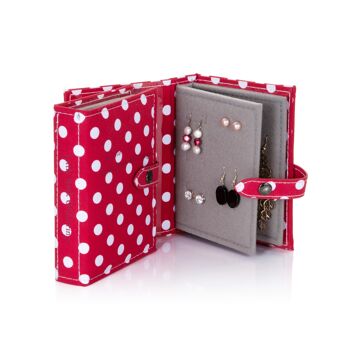 Little Little Book of Boucles d'oreilles Polka Dot Organisateur de boucles d'oreilles parfait. 1