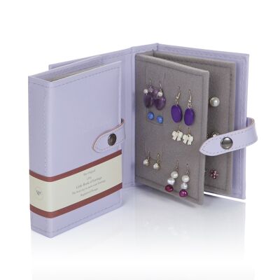 Little Little Book of Boucles d'oreilles Lilas Organisateur de boucles d'oreilles parfait.