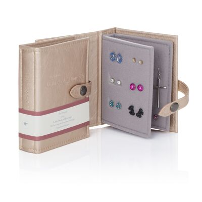 Little Little Book of Earrings Gold Perfect earring organiser.