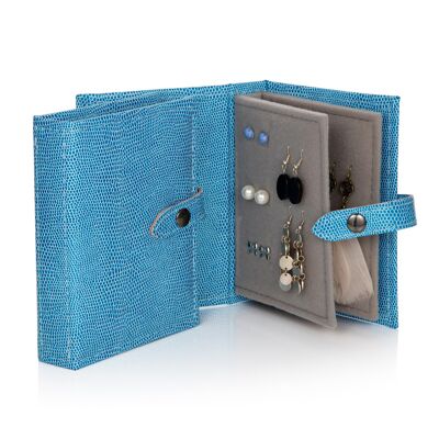 Little Little Book of Ohrringe Blue Lizard Perfekter Ohrring-Organizer.