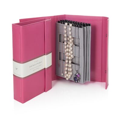 Little Book of Necklaces Pink  Perfect storage for necklaces