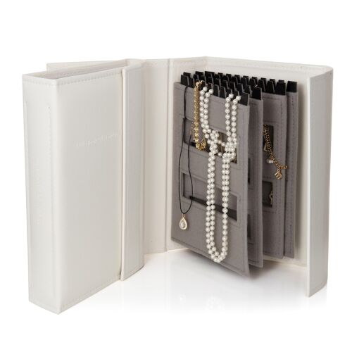 Little Book of Necklaces Ivory  Perfect storage for necklaces