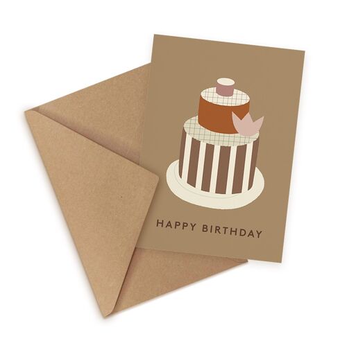 Happy Birthday Greeting Card, Eco-Conscious Card