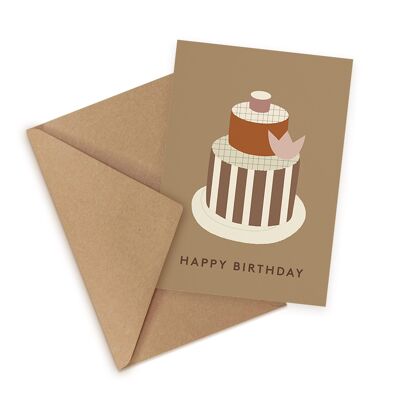 Happy Birthday Greeting Card, Eco-Conscious Card