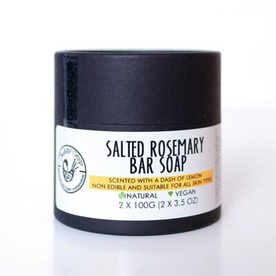 Salt bar : salted rosemary soap