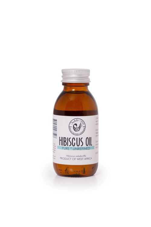 Hibiscus oil : unrefined - 100ML : 3.38 FL OZ [GLASS BOTTLE]