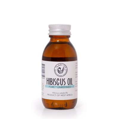 Hibiscus oil : unrefined - 100ML : 3.38 FL OZ [GLASS BOTTLE]