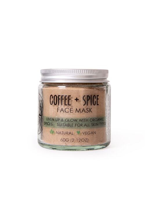Face mask :  coffee + spice
