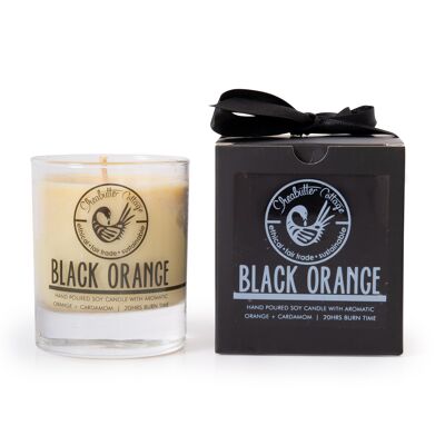 Candle : Black Orange