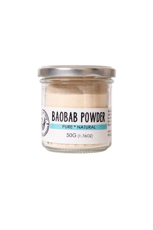 Baobab powder - 50G JAR : 1.76OZ