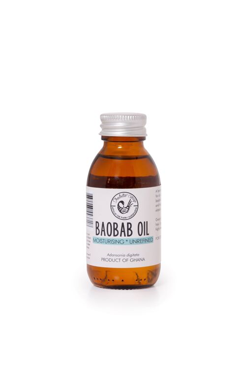 Baobab oil : unrefined - 100ML : 3.38 FL OZ [GLASS BOTTLE]