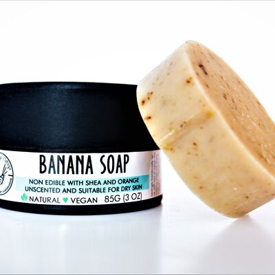 Banana soap - 85G : 3OZ (ROUND)