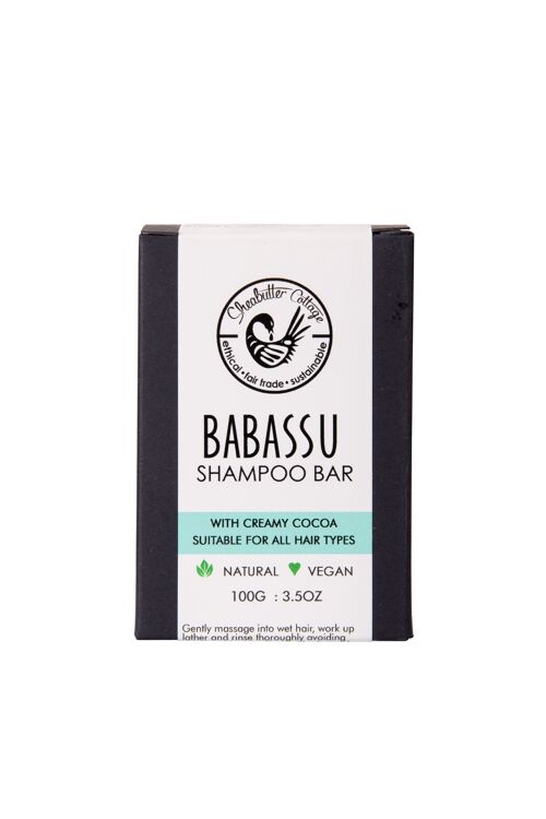 Babassu + cocoa butter shampoo bar