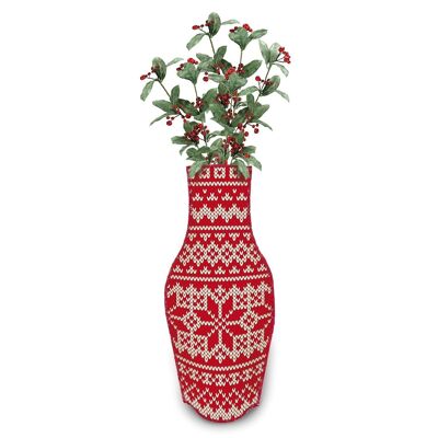 Christmas Cotton Vase