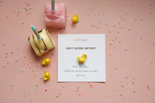 Happy Ducking Birthday - Birthday card