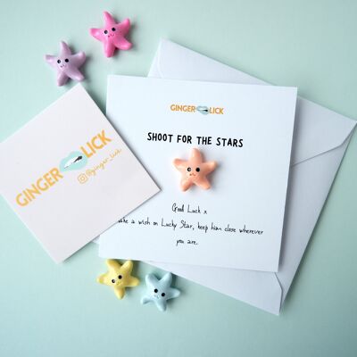 Shoot for the Stars - Good luck card