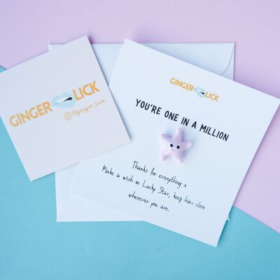 You're One in a Million - Thank you card