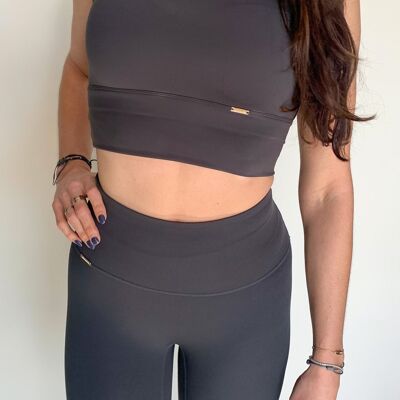 Sportsbra tank airlift  | chacoral grey