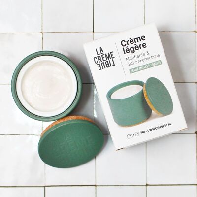 Crème Légère Matifiante Anti-Imperfections - Peaux Mixtes à Grasses