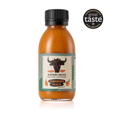 Sauce piquante pêche Habanero 125ml