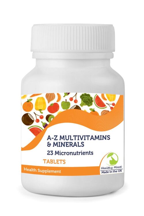 A-Z Multivitamins & Minerals 23 Micronutrients Tablets 30 Tablets BOTLLE