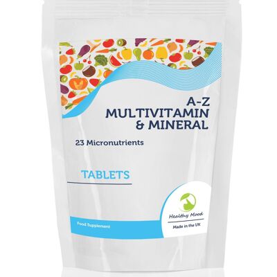 Multivitamínicos y minerales de la A a la Z 23 tabletas de micronutrientes Paquete de recarga de 60 tabletas