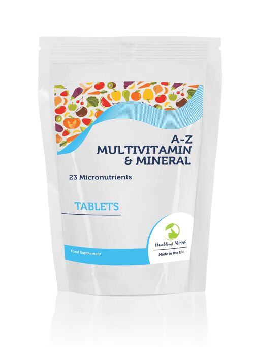 A-Z Multivitamins & Minerals 23 Micronutrients Tablets 500 Tablets Refill Pack
