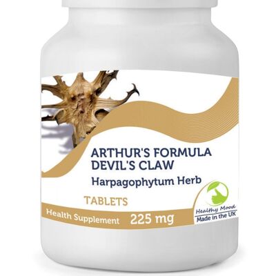 DEVILS CLAW Arthurs Herb Harpagophytum Tabletten 120 Tabletten FLASCHE