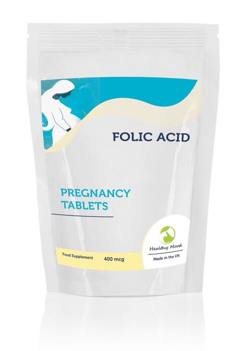 FOLIC ACID 400mcg Pregnancy Tablets 30 Tablets Refill Pack