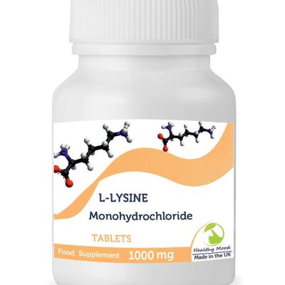 Tabletas de 1000 mg de monoclorhidrato de L-lisina
