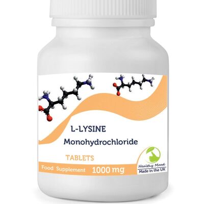 L-lysine Monohydrochloride 1000mg Tablets 120 Tablets BOTTLE