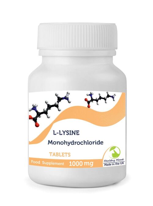 L-lysine Monohydrochloride 1000mg Tablets 180 Tablets BOTTLE