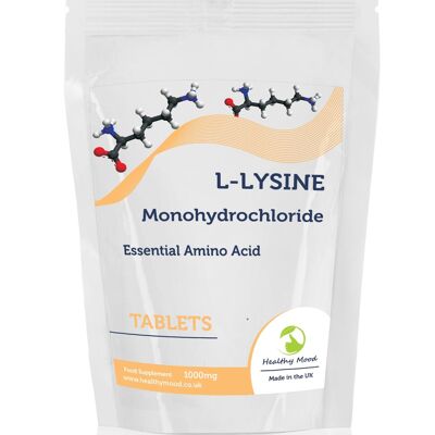 L-lisina Monocloridrato 1000mg Compresse Confezione Ricarica da 180 Compresse