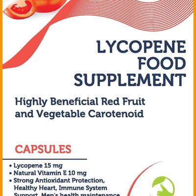 Lycopene & VITAMIN E 15mg Capsules