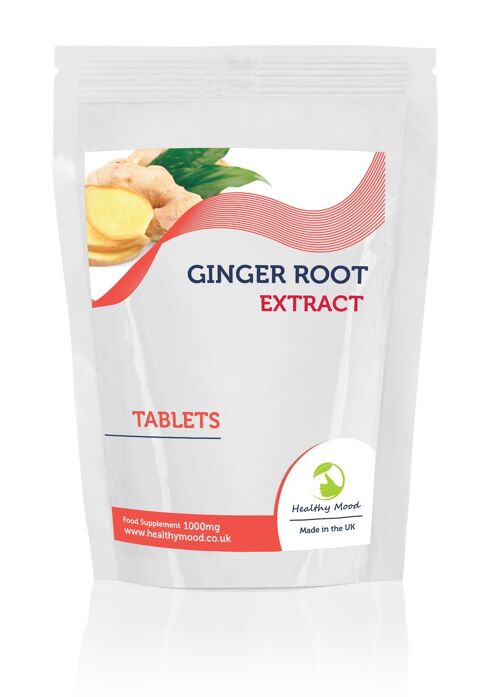 GINGER ROOT Extract 1000mg Tablets 60 Tablets Refill Pack
