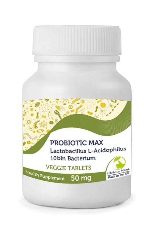 ProBiotic MAX 10 Bln Bacteria Tablets 1000 Tablets Refill Pack