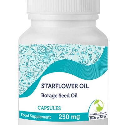 STERNENBLUMENÖL Borretschsamen 250mg Kapseln 250 Kapseln FLASCHE