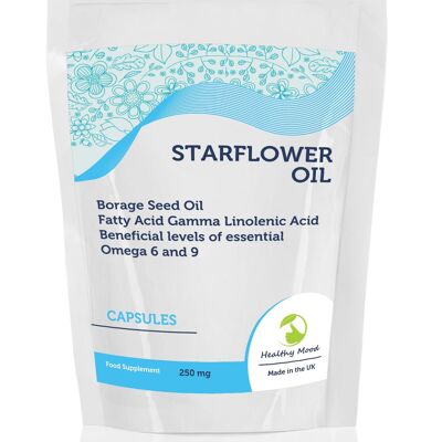 STARFLOWER OIL Borage Seed 250mg Capsules 500 Capsules Refill Pack