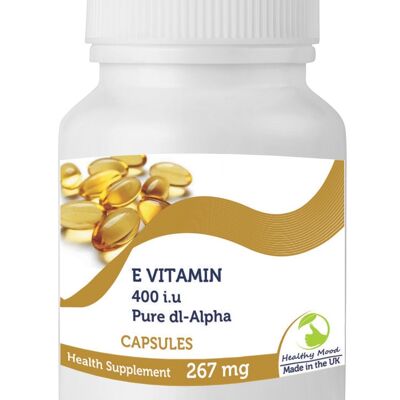 VITAMINA E 267mg 400iu Cápsulas 30 Cápsulas BOTELLA